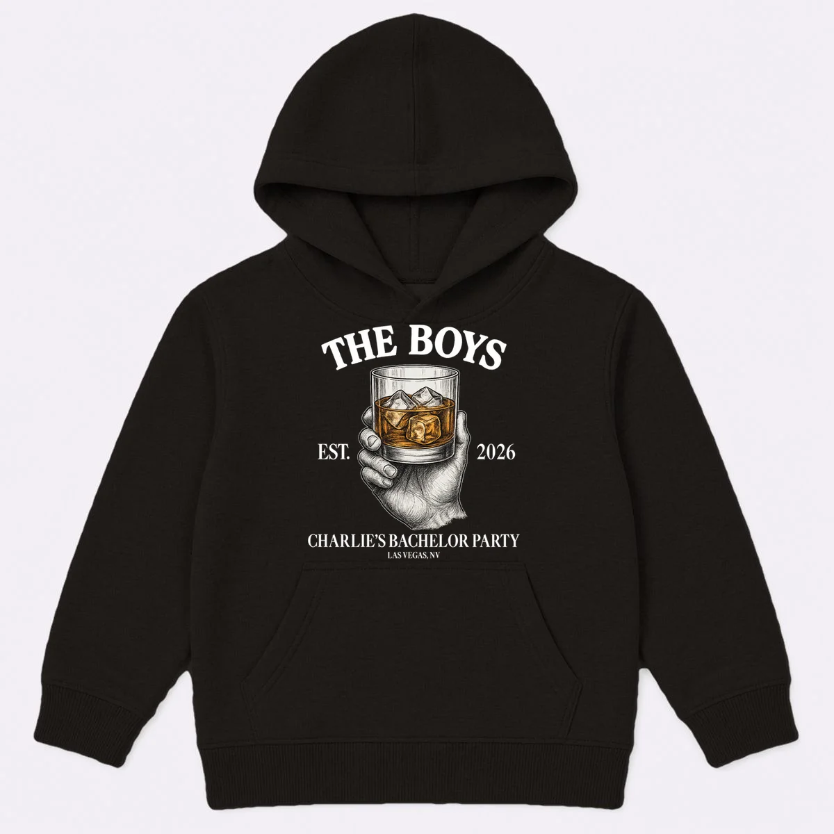 The Boys Custom Bachelor Party Kids Hoodie - Front