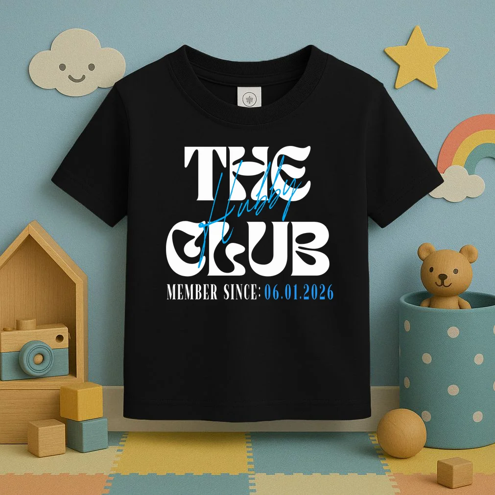 The Hubby Club Customizable Wedding Date Toddler T-Shirt - Front 2