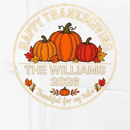 Thanksgiving Family Name & Year Personalized Pumpkin Gift - Thanksgiving pumpkin theme celebrates family, gratitude, and autumn traditions Men's Chef Coat - Front - Close-up