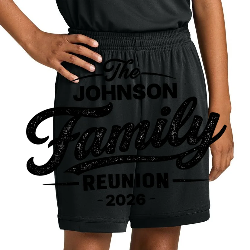 Your Personalized Family Reunion Kids Shorts - Front 1