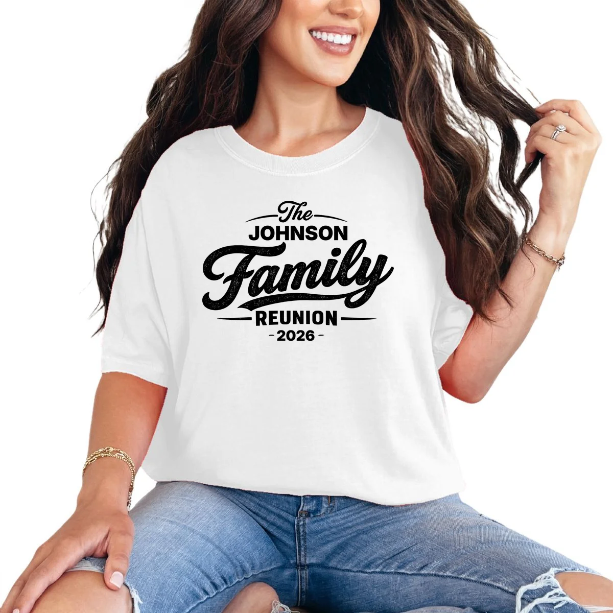 Your Personalized Family Reunion T-Shirt - Front