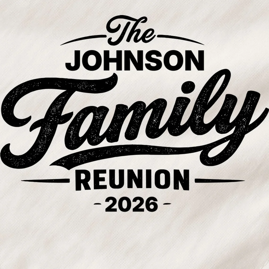 Your Personalized Family Reunion Dog Bandana - Front - Close-up