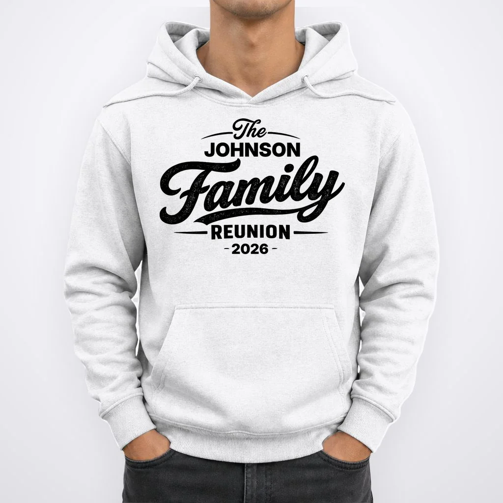 Your Personalized Family Reunion Hoodie - Front 1