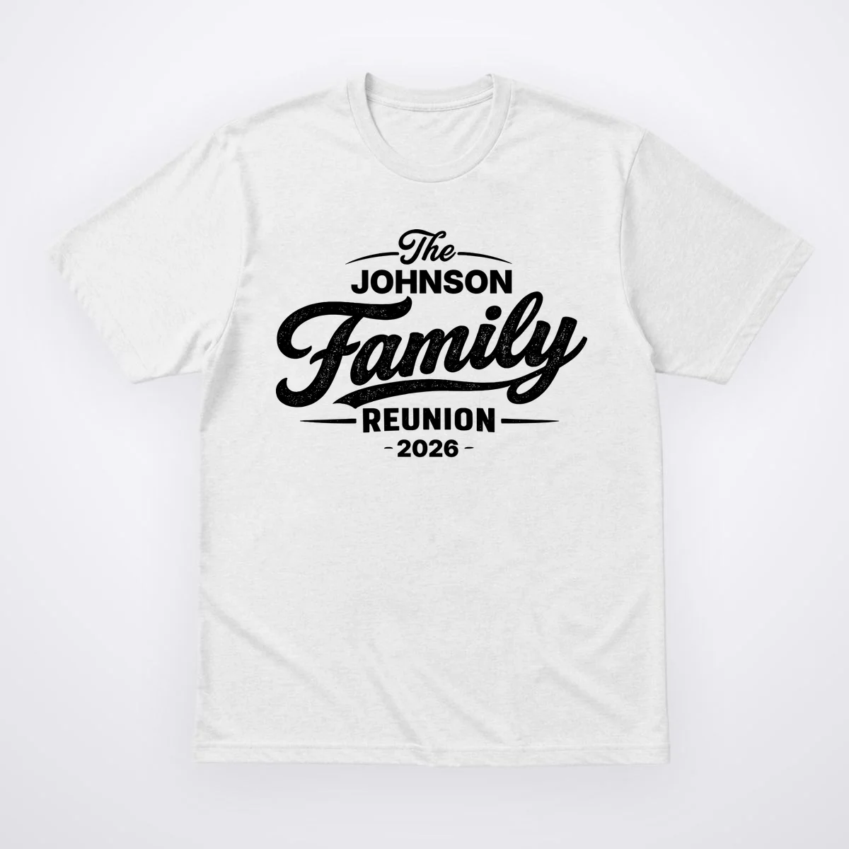 Your Personalized Family Reunion T-Shirt - Front