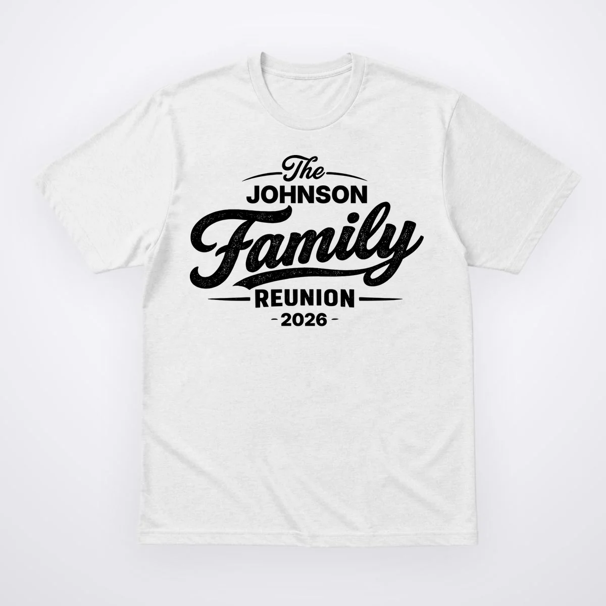Your Personalized Family Reunion Men's T-Shirt - Front