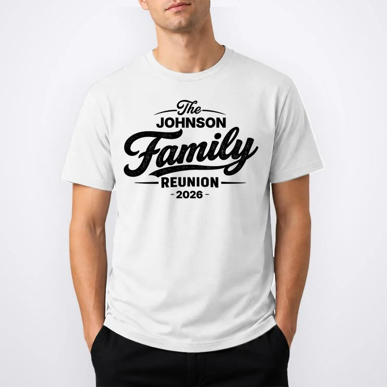 Your Personalized Family Reunion T-Shirt - Front 1