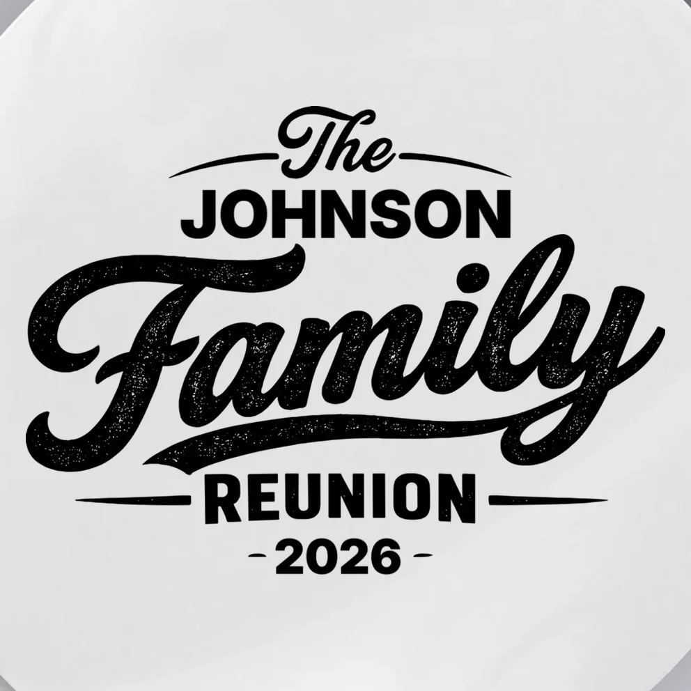 Your Personalized Family Reunion Button - Front - Close-up