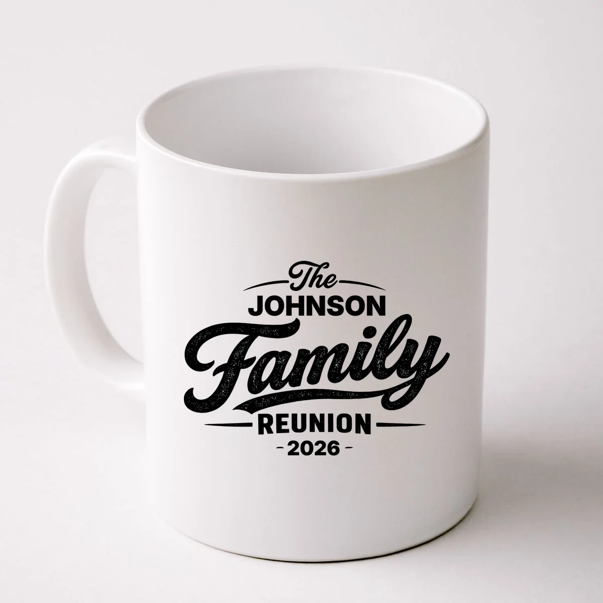 Your Personalized Family Reunion Coffee Mug - Front