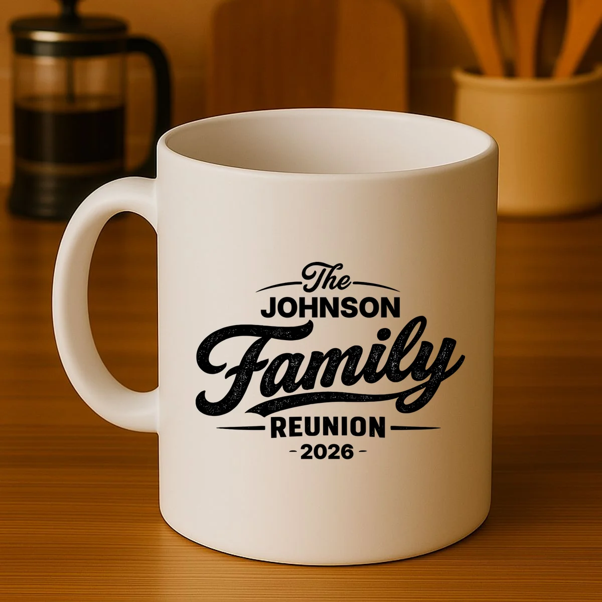 Your Personalized Family Reunion Coffee Mug - Front 3