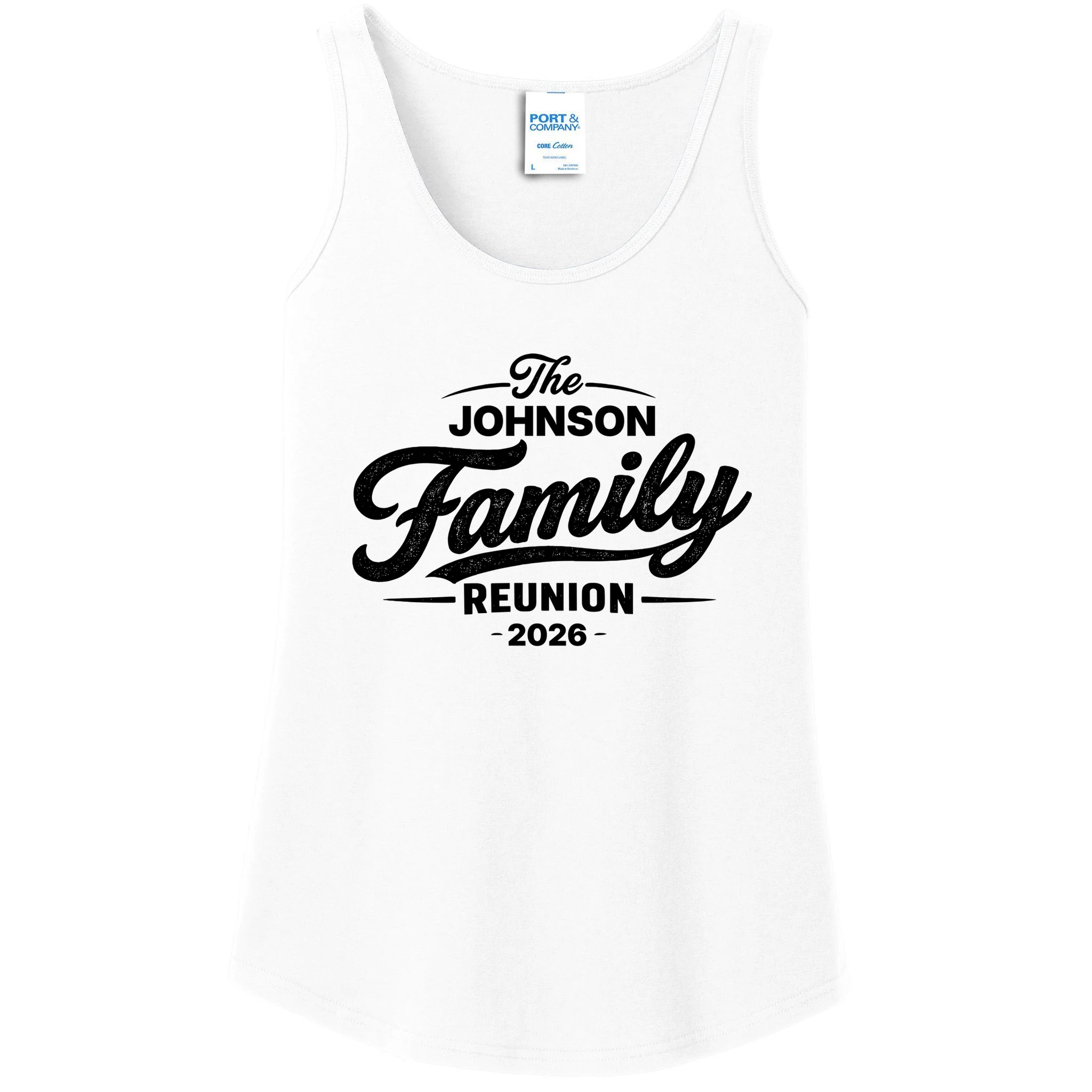 Your Personalized Family Reunion Women's Tank Top - Front