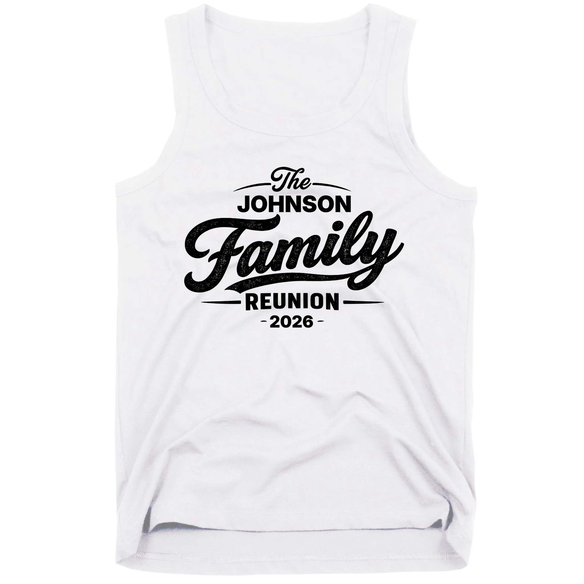 Your Personalized Family Reunion Men's Tank Top - Front