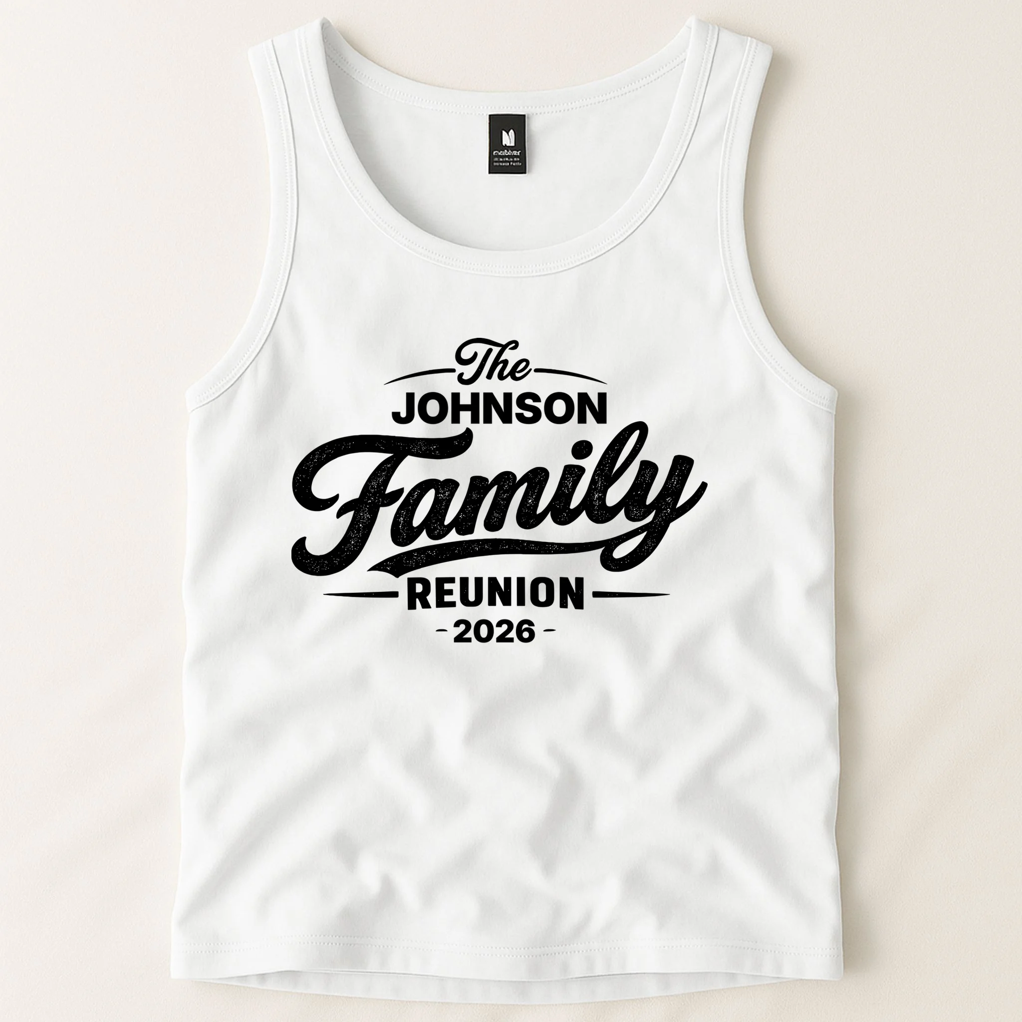 Your Personalized Family Reunion Men's Tank Top - Front 1