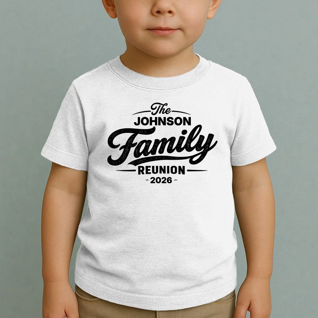 Your Personalized Family Reunion Toddler T-Shirt - Front 1