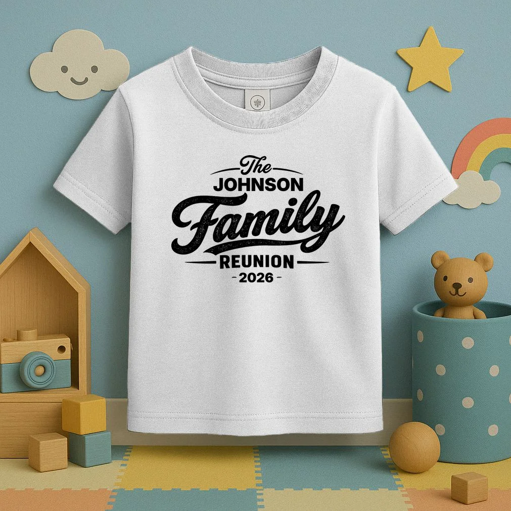 Your Personalized Family Reunion Toddler T-Shirt - Front 2