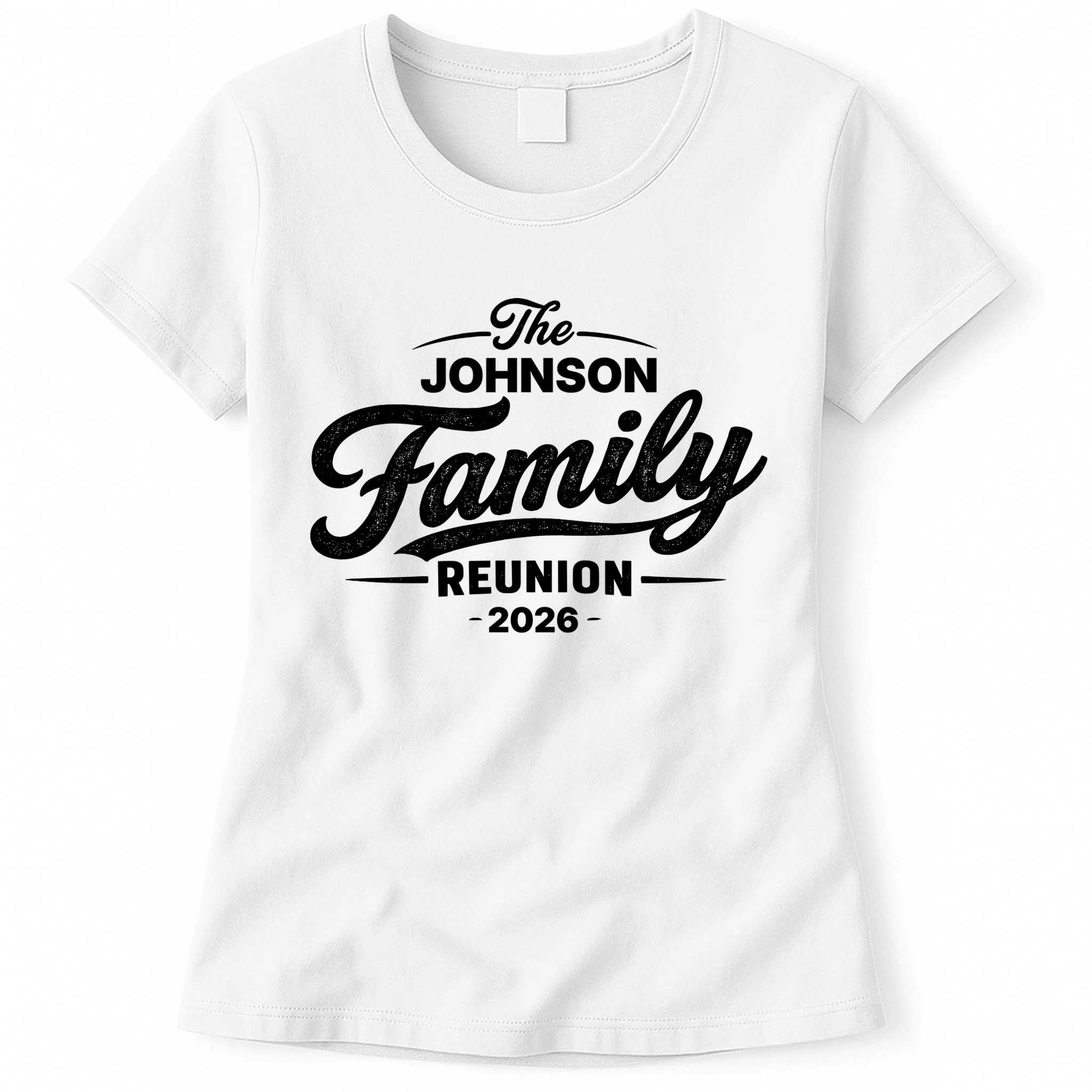 Your Personalized Family Reunion Women's T-Shirt - Front