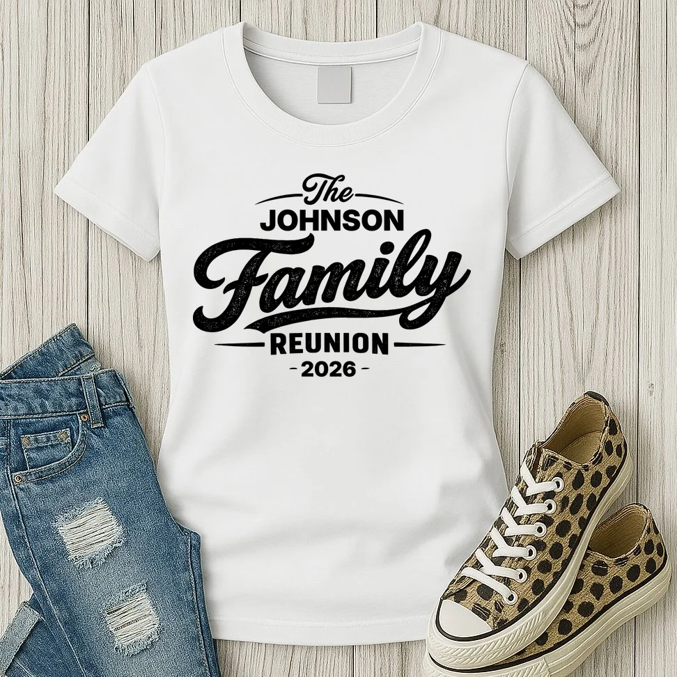 Your Personalized Family Reunion Women's T-Shirt - Front 2