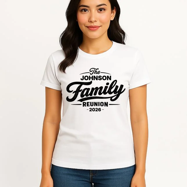 Your Personalized Family Reunion Women's T-Shirt - Front 3