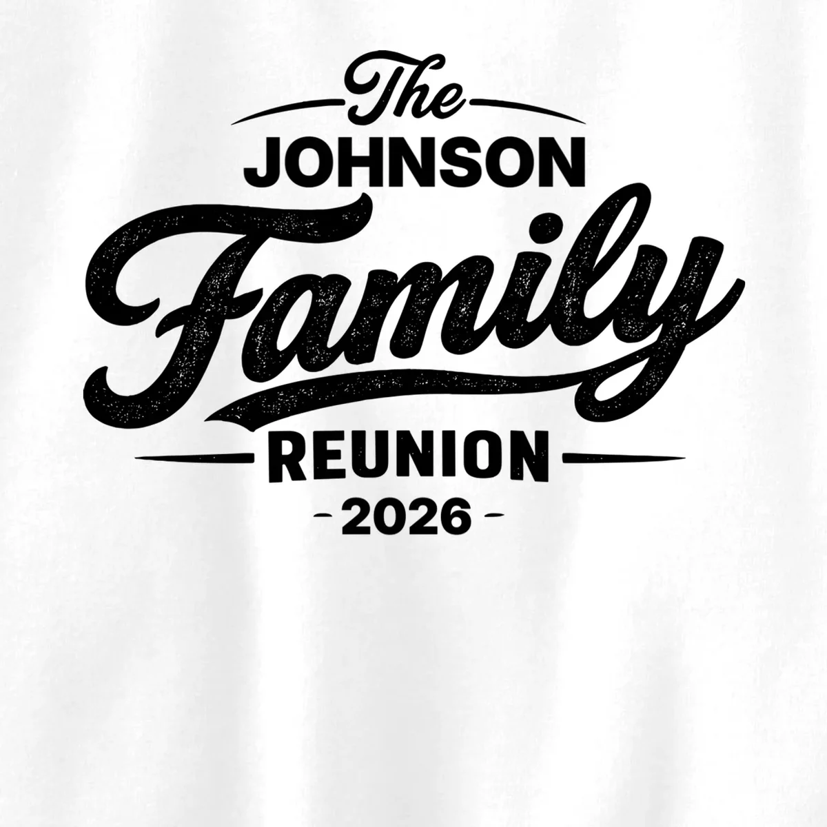 Your Personalized Family Reunion Kids Sweatshirt - Front - Close-up