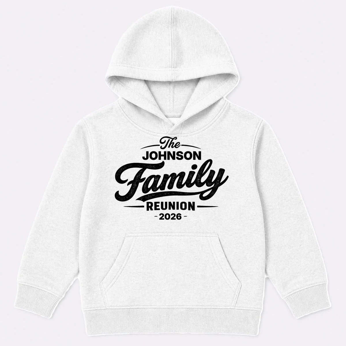 Your Personalized Family Reunion Kids Hoodie - Front