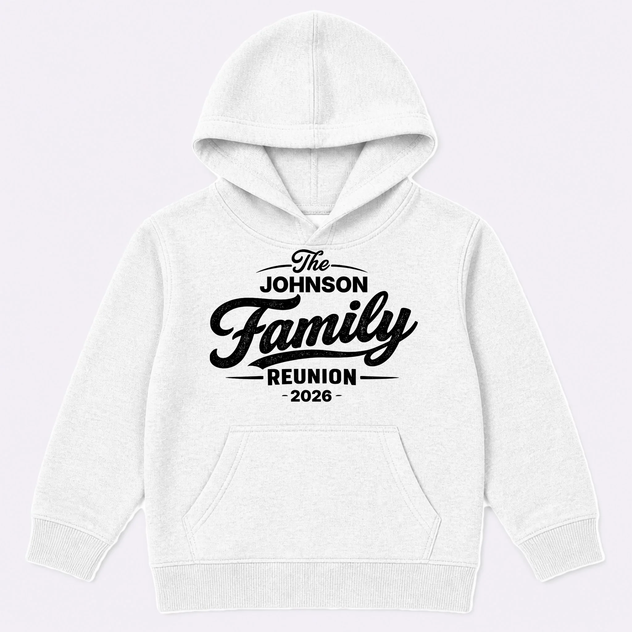 Your Personalized Family Reunion Kids Hoodie - Front