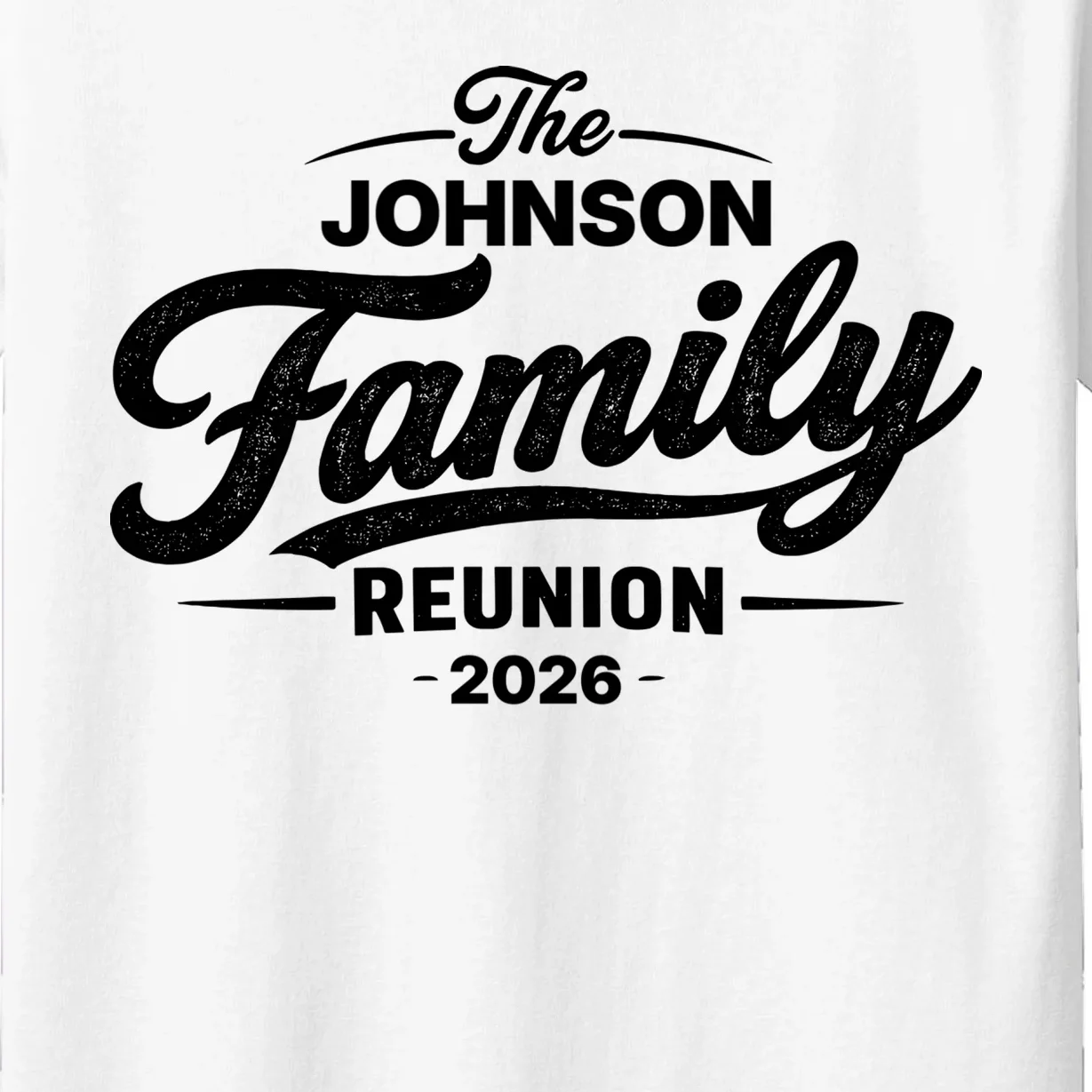 Your Personalized Family Reunion Kids T-Shirt - Front - Close-up