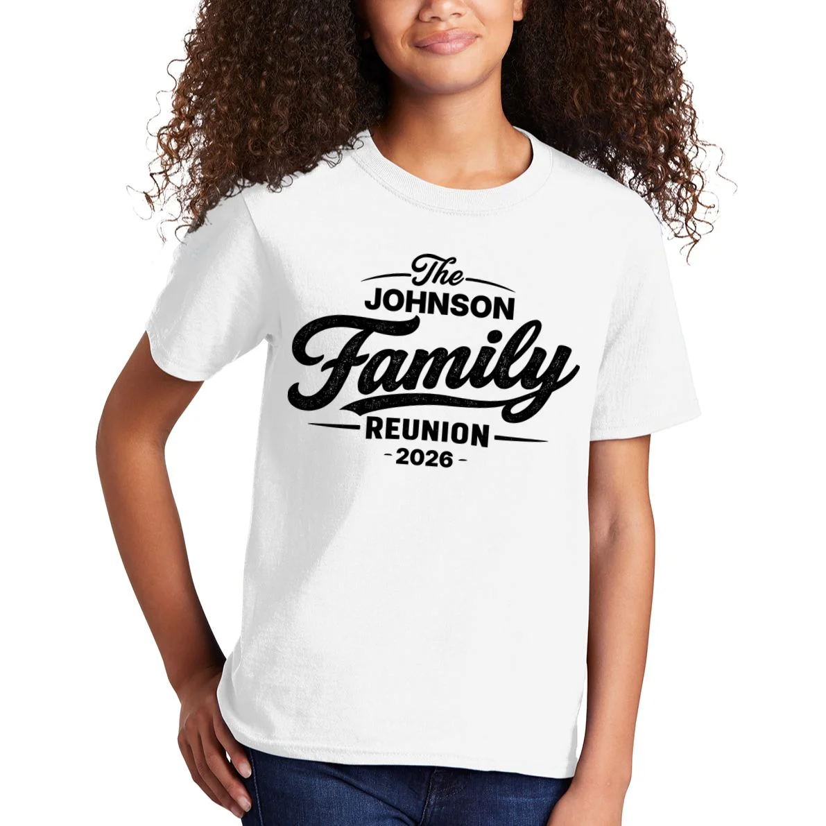 Your Personalized Family Reunion Kids T-Shirt - Front 1