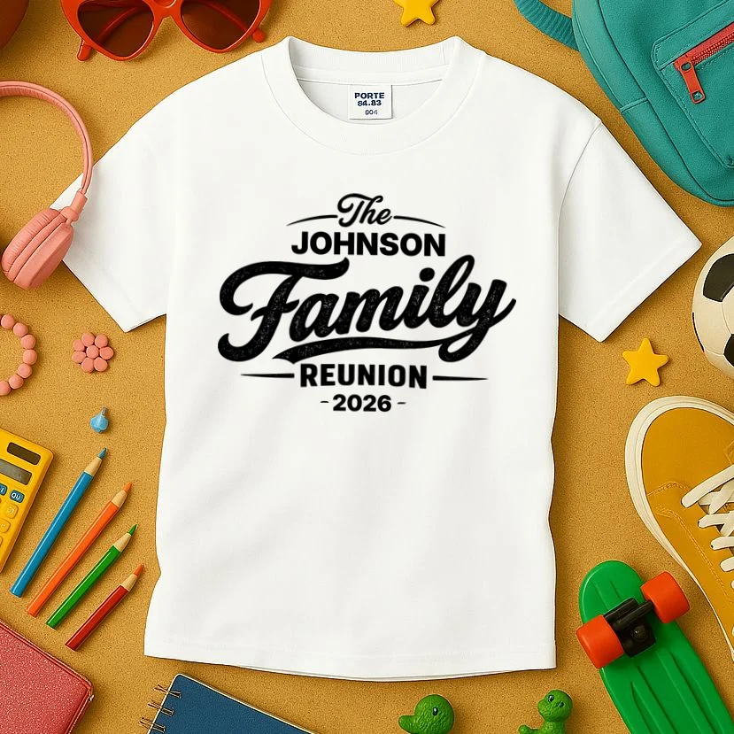 Your Personalized Family Reunion Kids T-Shirt - Front 2