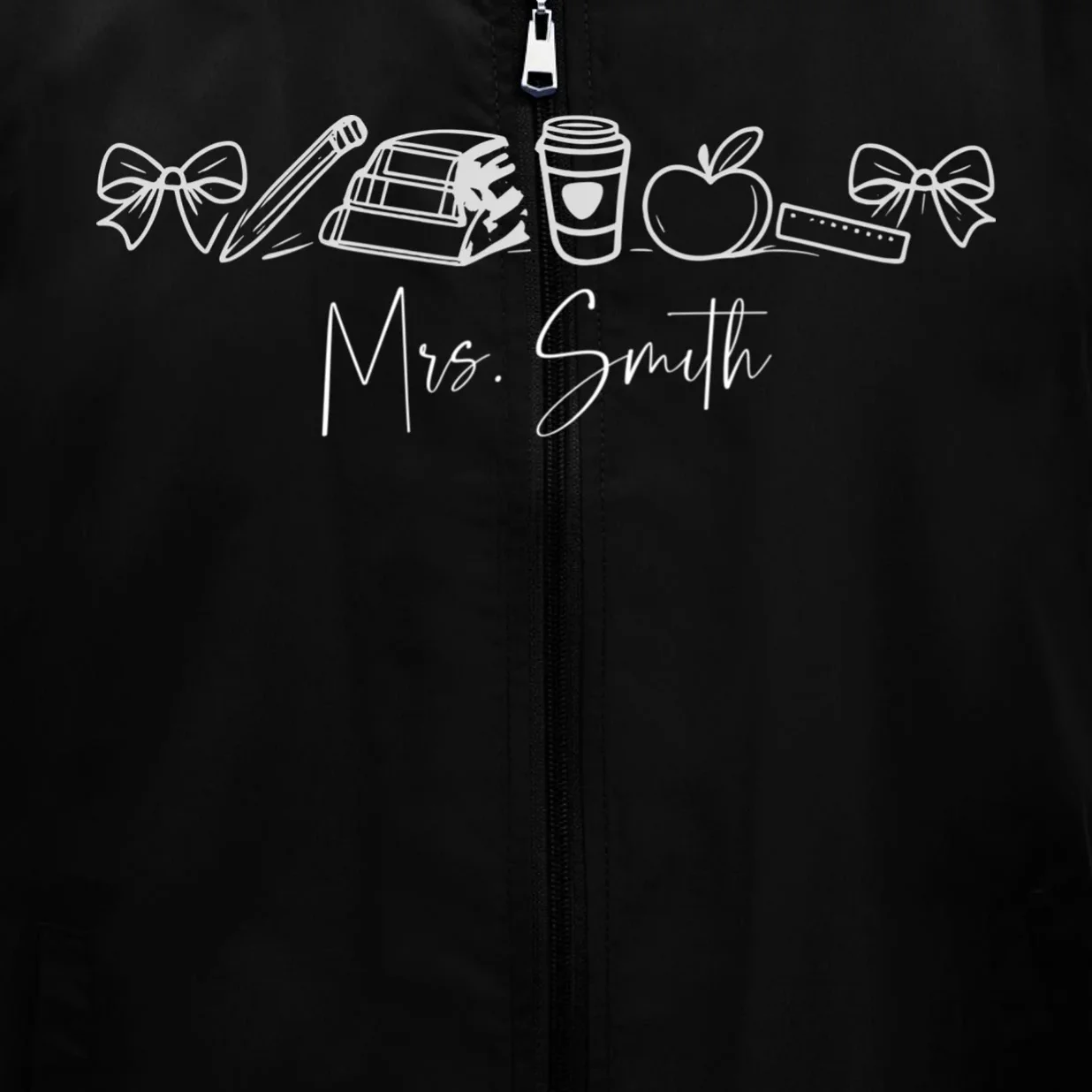Teacher Name Custom Men's Vest - Front - Close-up