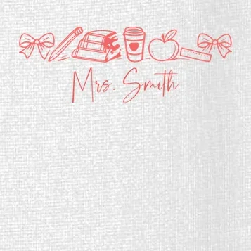 Teacher Name Custom Women's Polo - Front - Close-up