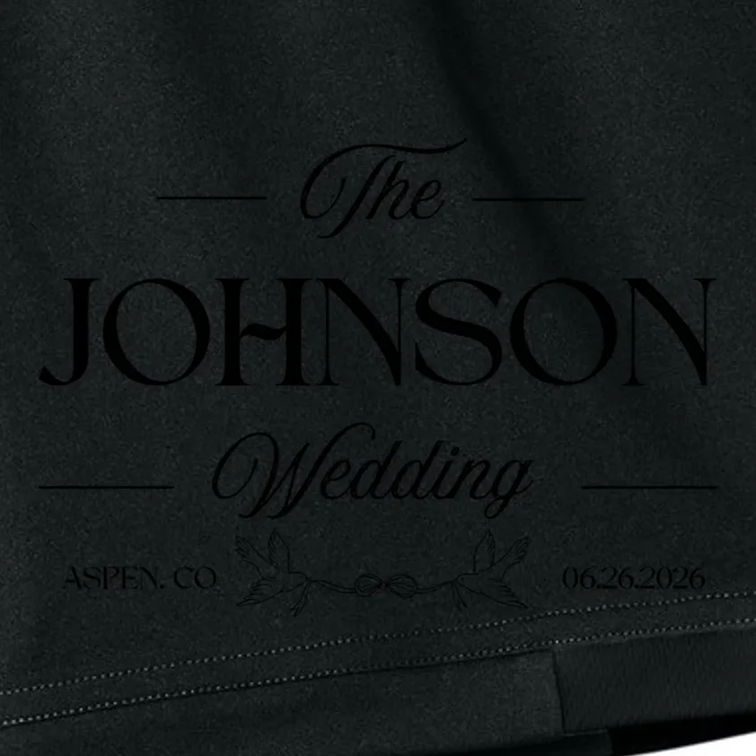The Wedding Love Birds Name Location Data Kids Shorts - Front - Close-up