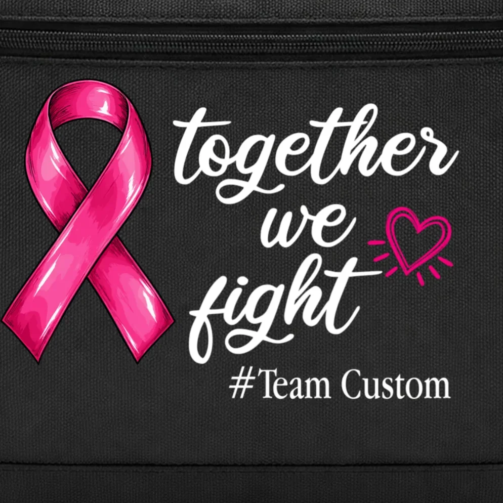Personalized Together We Fight – Breast Cancer Awareness Shirt Briefcase - Front - Close-up