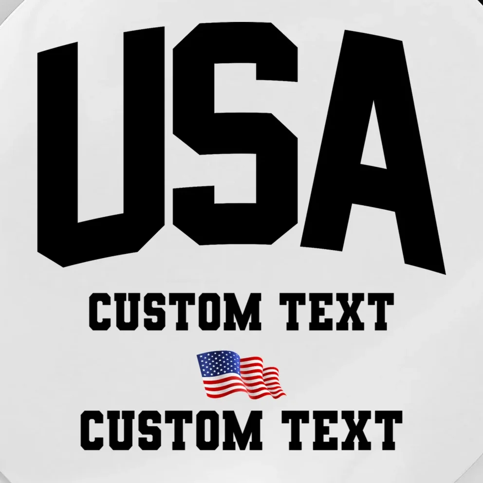 USA Custom Text Team America Personalized Magnet - Front - Close-up