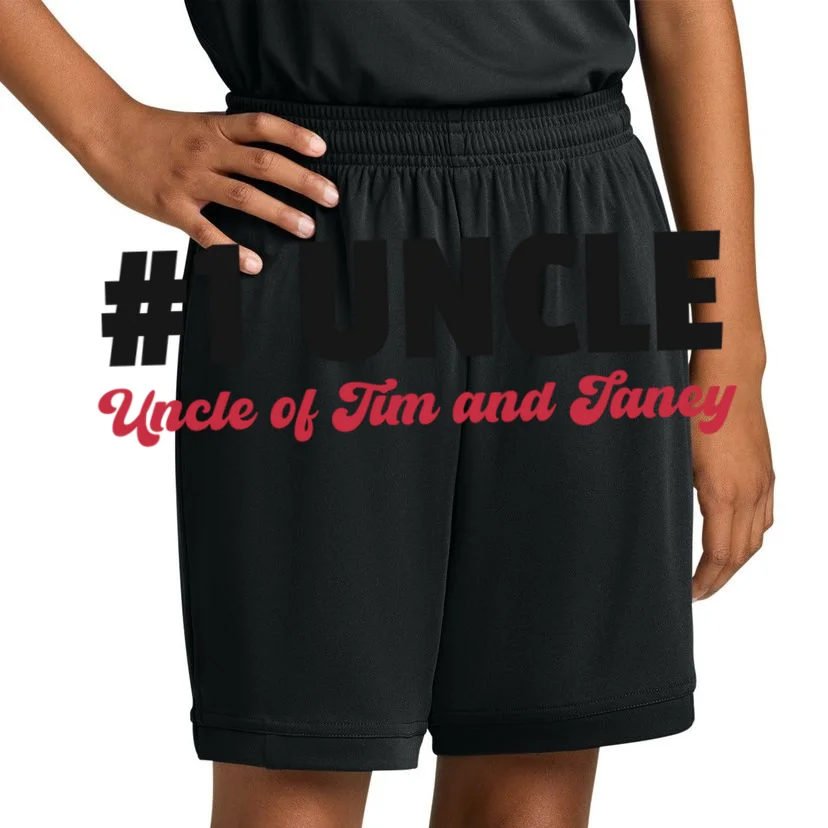 Best Uncle Custom Text Kids Shorts - Front 1