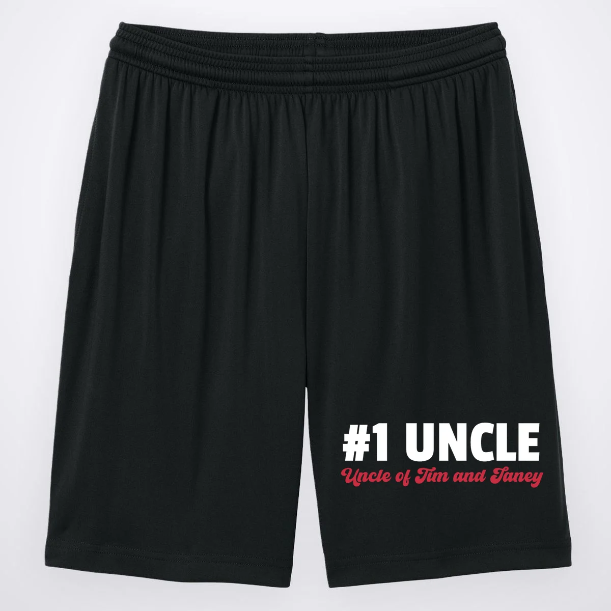 Best Uncle Custom Text Men's Shorts - Front