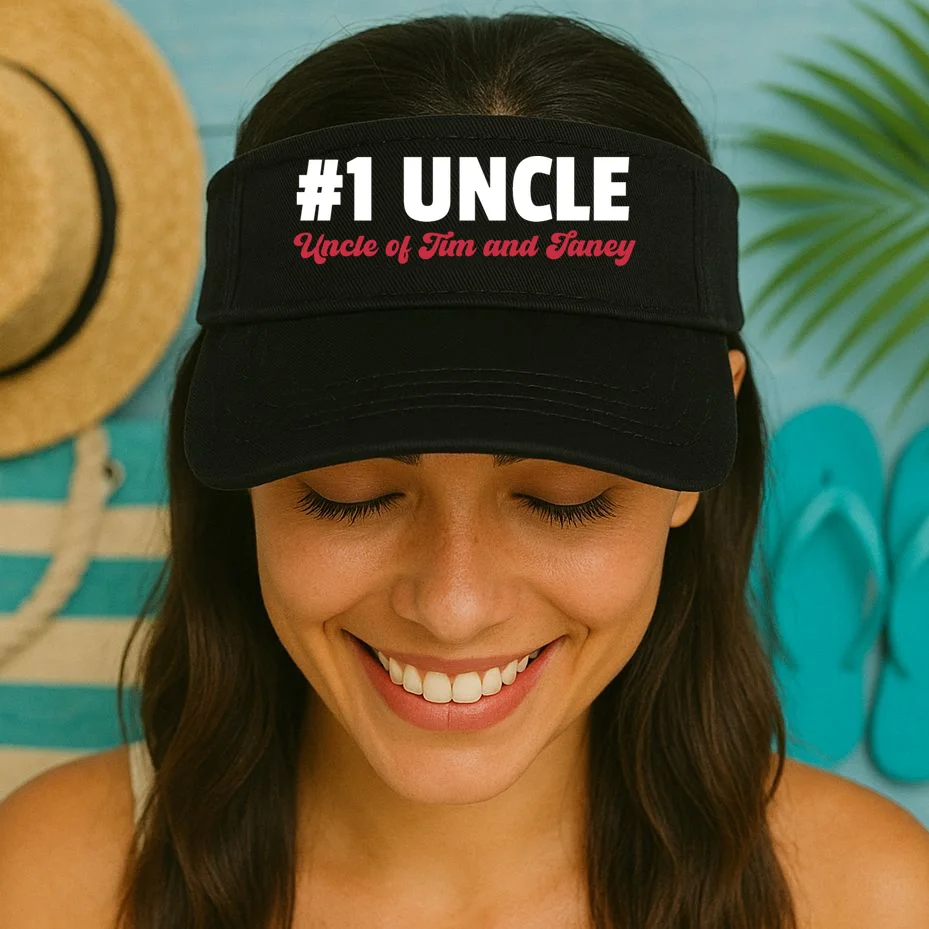 Best Uncle Custom Text Visor - Front 1