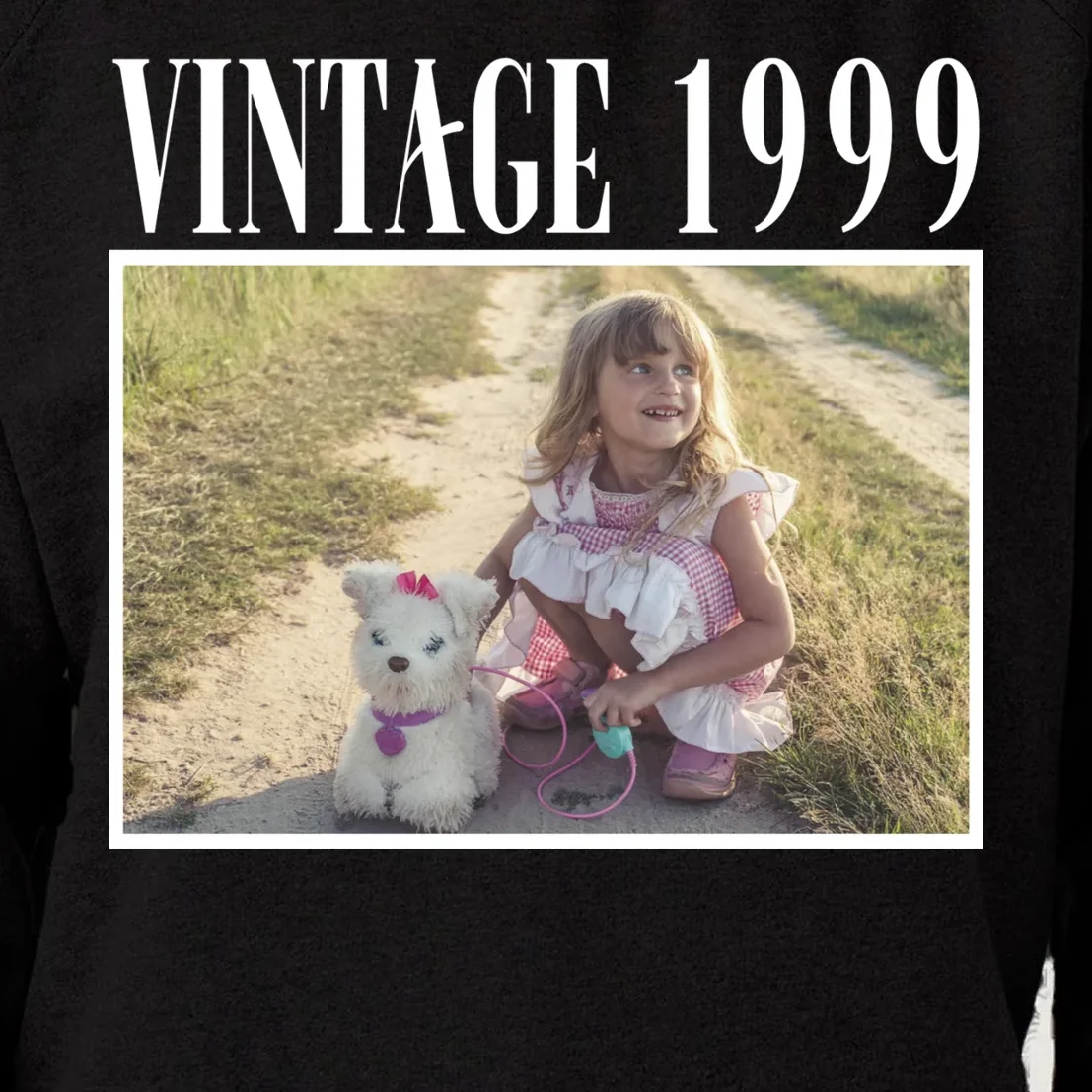 Vintage Birthday - Custom Year, Personalized Birthday Gift Women's Sweatshirt - Front - Close-up