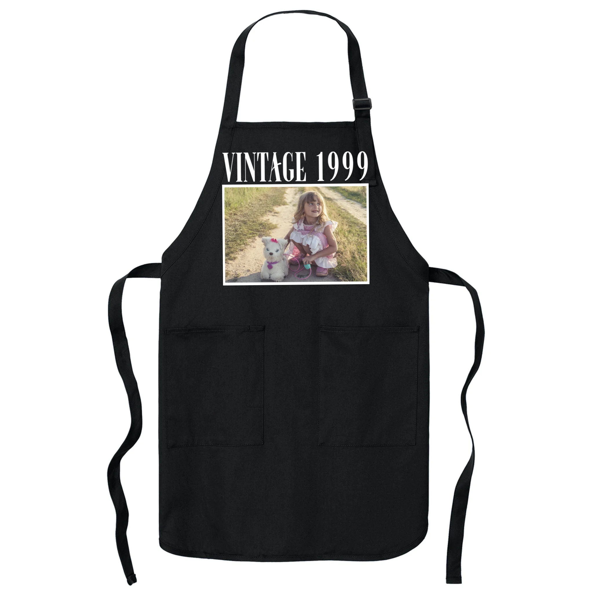 Vintage Birthday - Custom Year, Personalized Birthday Gift Apron - Front