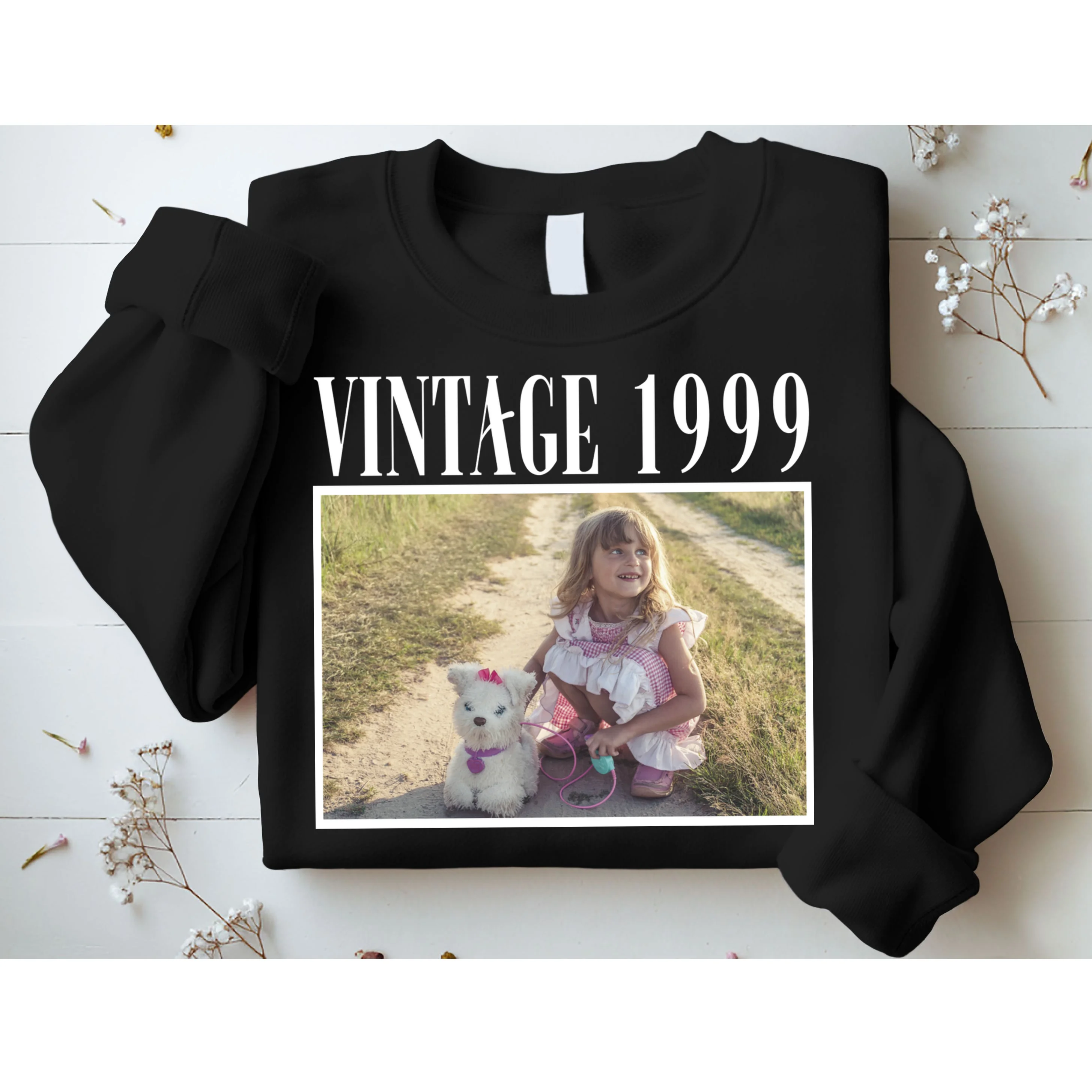 Vintage Birthday - Custom Year, Personalized Birthday Gift Men's Sweatshirt - Front 1
