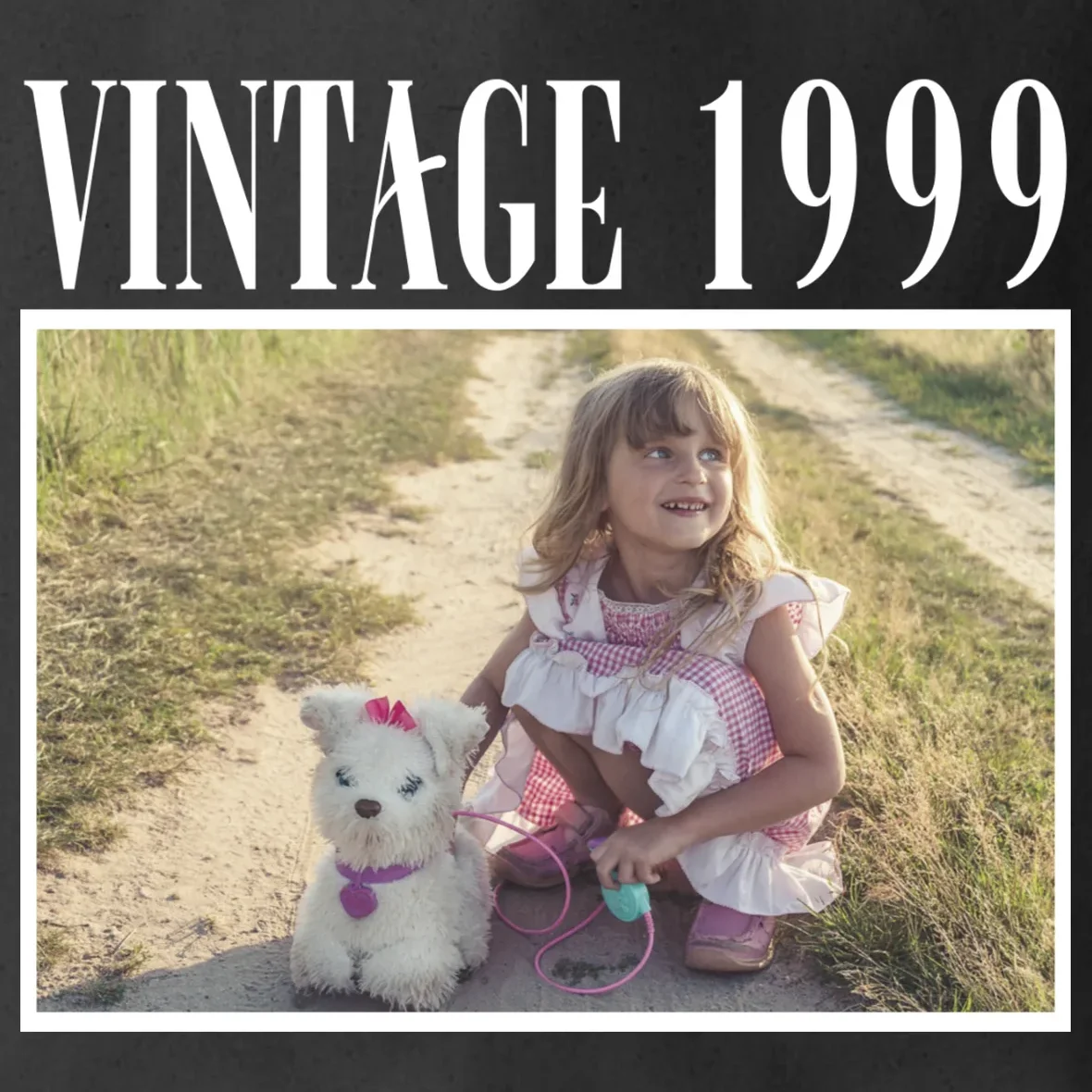Vintage Birthday - Custom Year, Personalized Birthday Gift Tote Bag - Front - Close-up