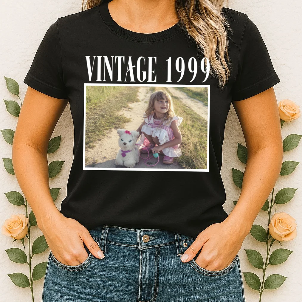 Vintage Birthday - Custom Year, Personalized Birthday Gift Women's T-Shirt - Front 1