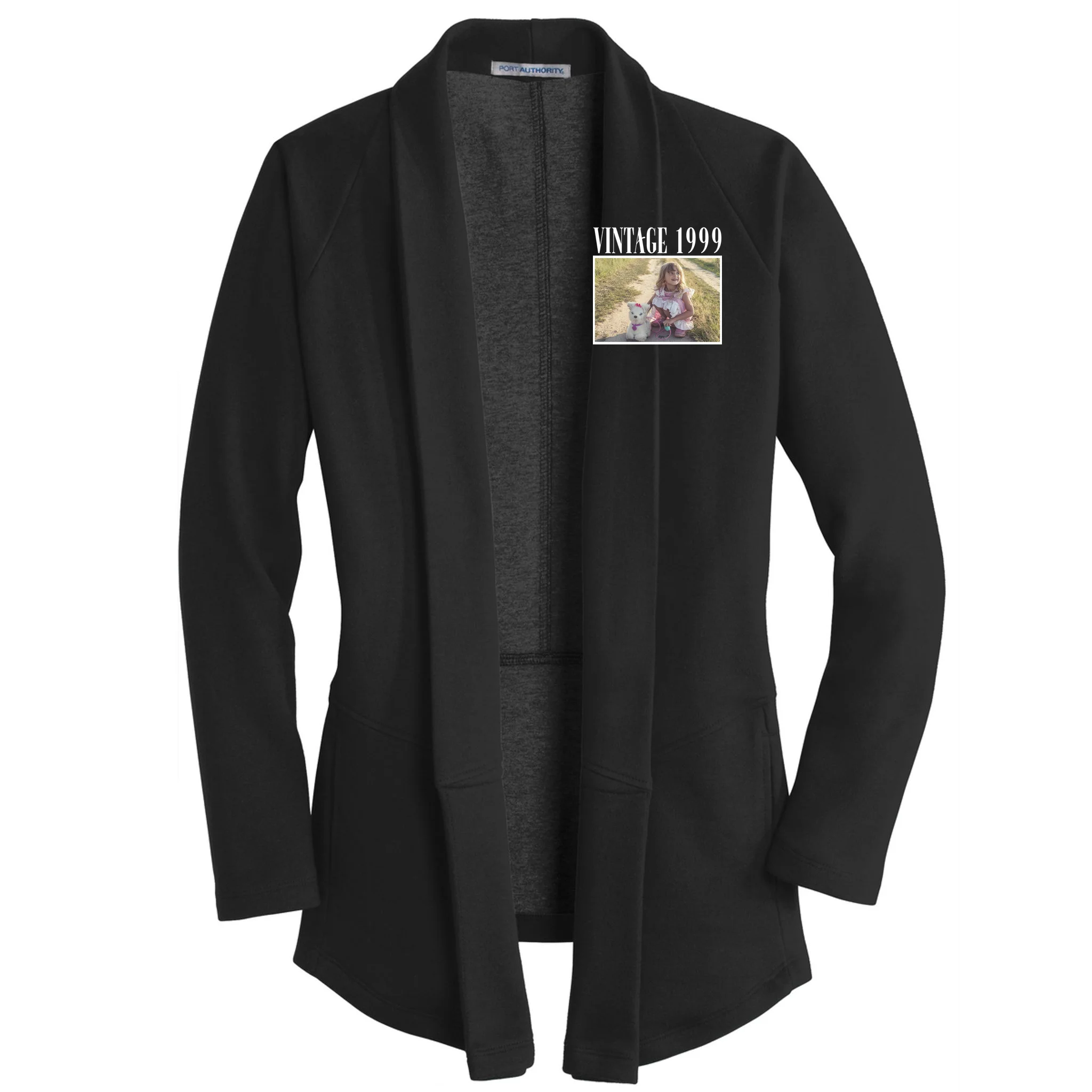 Vintage Birthday - Custom Year, Personalized Birthday Gift Women's Cardigan - Front