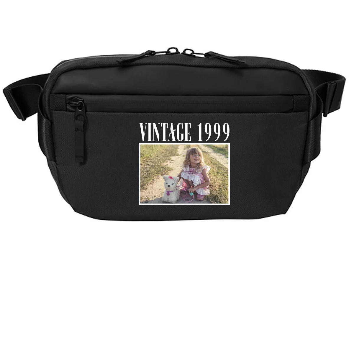Vintage Birthday - Custom Year, Personalized Birthday Gift Crossbody - Front