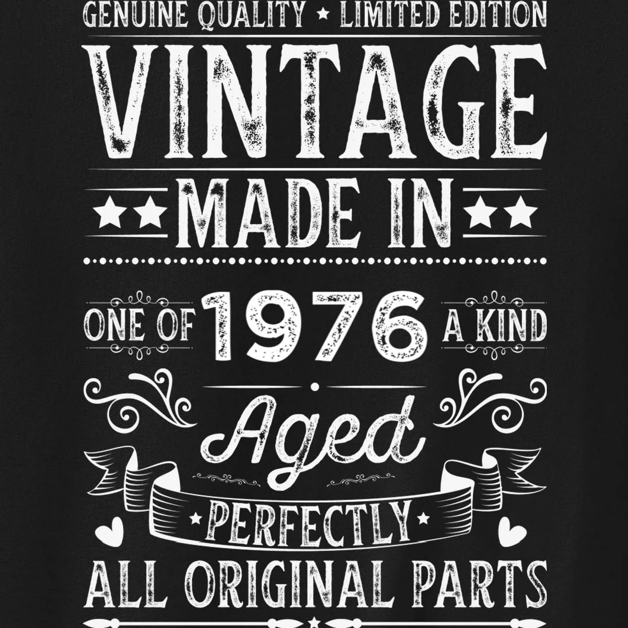 Vintage Made In Custom Year Birthday Gift Aged Perfectly, Personalized Men's Sweatshirt - Front - Close-up