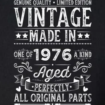 Vintage Made In Custom Year Birthday Gift Aged Perfectly, Personalized Men's Pullover Quarter Zip - Front - Close-up