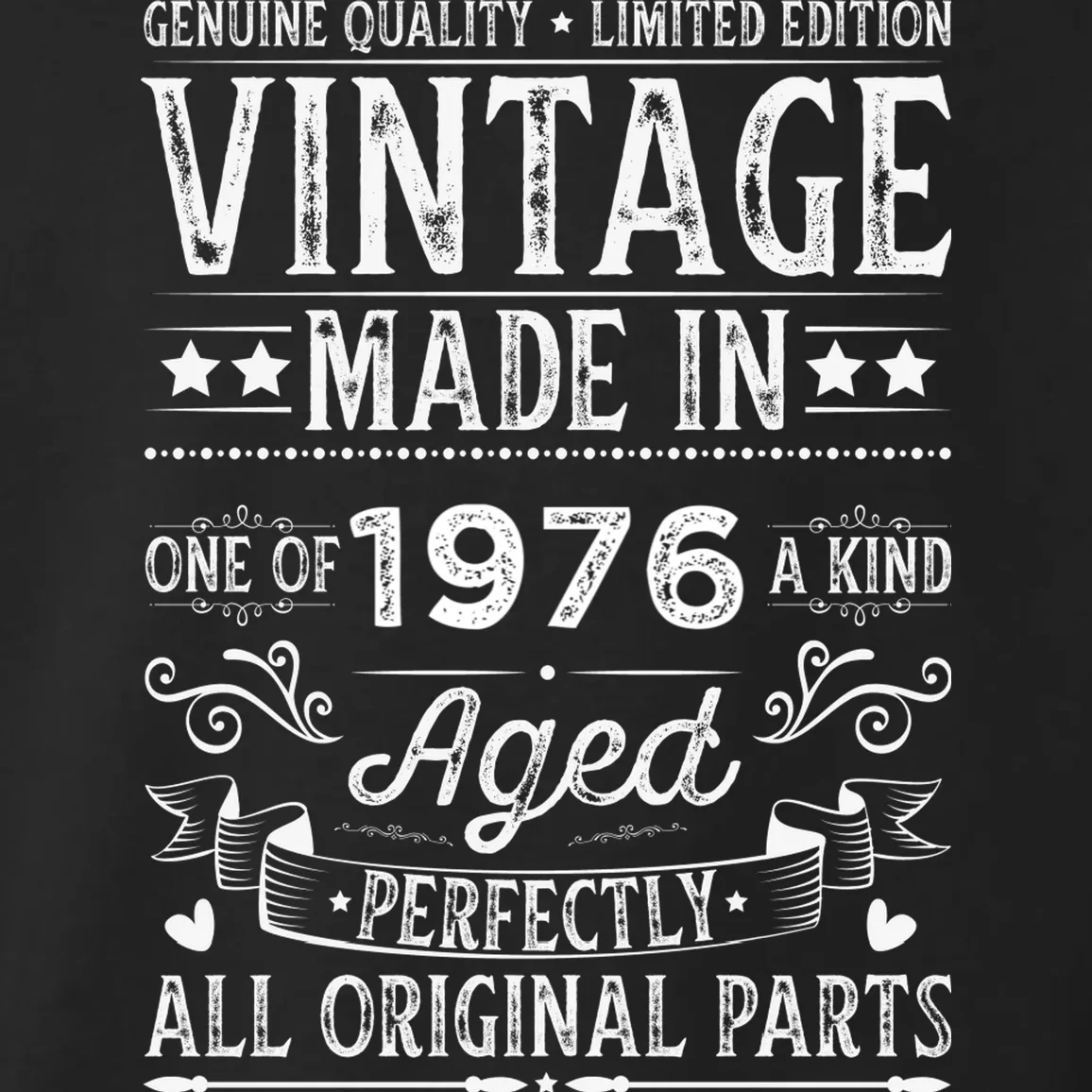 Vintage Made In Custom Year Birthday Gift Aged Perfectly, Personalized Toddler Hoodie - Front - Close-up