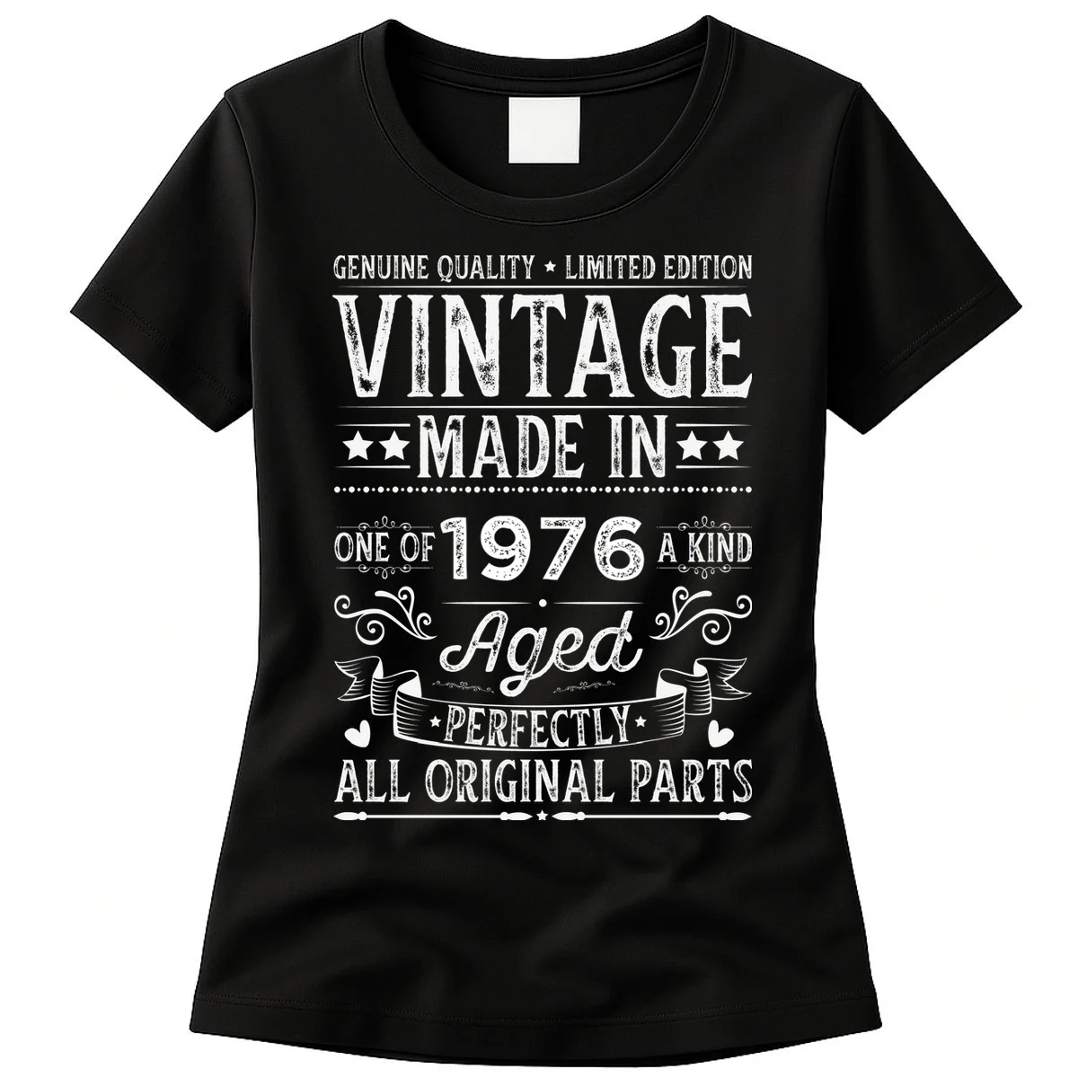 Vintage Made In Custom Year Birthday Gift Aged Perfectly, Personalized Women's T-Shirt - Front
