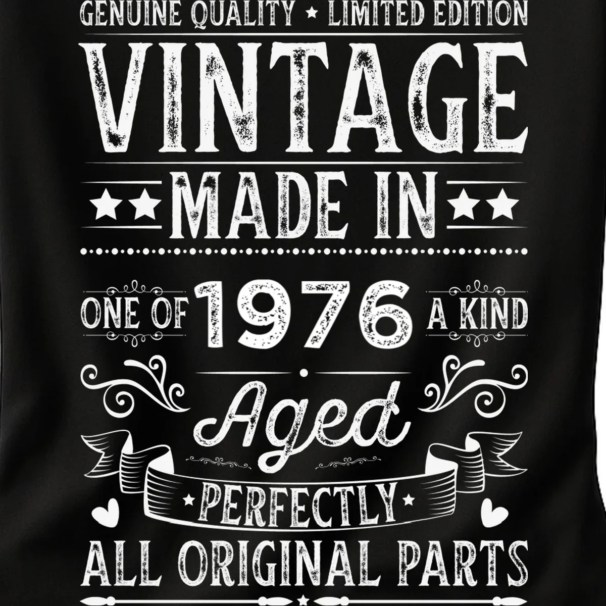 Vintage Made In Custom Year Birthday Gift Aged Perfectly, Personalized Women's T-Shirt - Front - Close-up