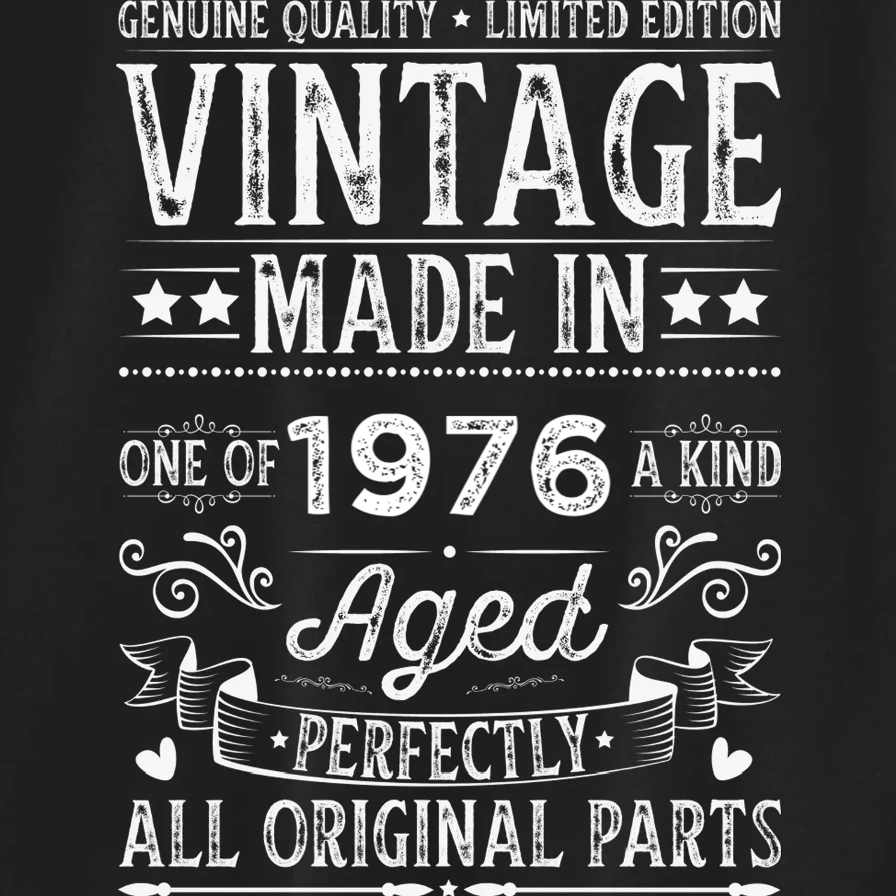 Vintage Made In Custom Year Birthday Gift Aged Perfectly, Personalized Kids Sweatshirt - Front - Close-up