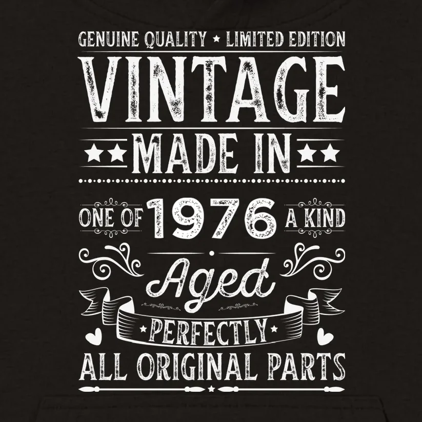 Vintage Made In Custom Year Birthday Gift Aged Perfectly, Personalized Kids Hoodie - Front - Close-up