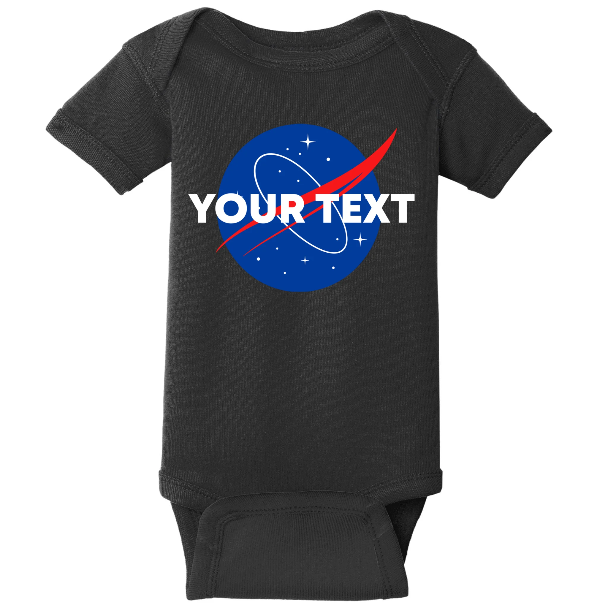 Vintage NASA Space T-Shirt - Retro NASA Astronomy Shirt - Space Lover Gift Baby Bodysuit Front